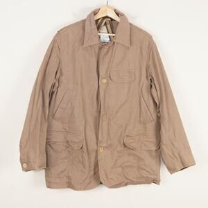 Beretta Heavy Cotton Brown Hunting Utility Jacket Mens Sz L